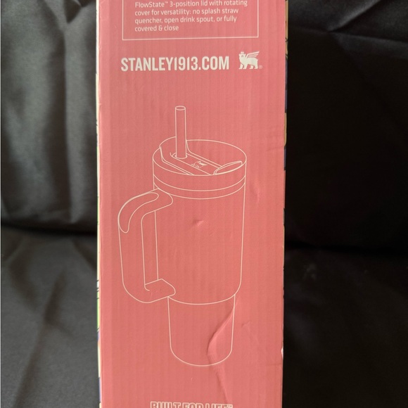 New Stanley Tan/Peach Tumbler Monster Family Design with Special Box and a Straw - Picture 13 of 14